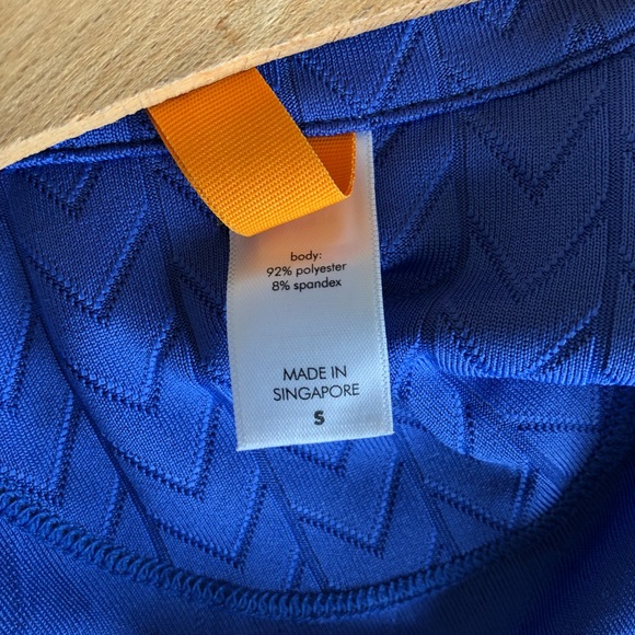 Lucy Zippered Jacket Blue Size Small - Picture 7 of 9